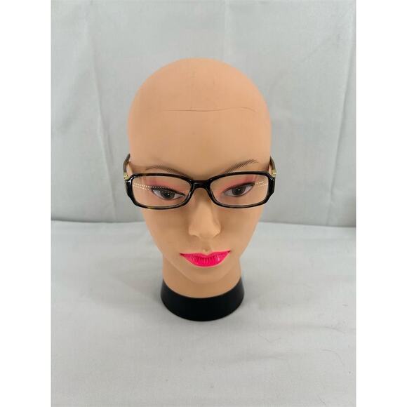 Dolce & Gabbana Woman's Tortoise Shell Square Eyeglass Frames - Picture 1 of 8